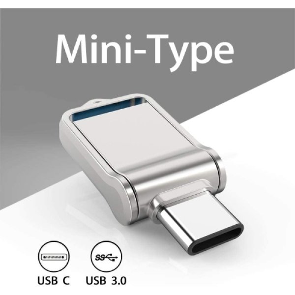 32GB Type C Flash Drive USB 3.0 Metal Dual OTG Flash Drive USB C Thumb Drive Memory Stick for USB-C Smartphones, - Image 3