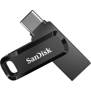 64GB Ultra Dual Drive Go USB Type-C Flash Drive, Black - SDDDC3-064G-G46