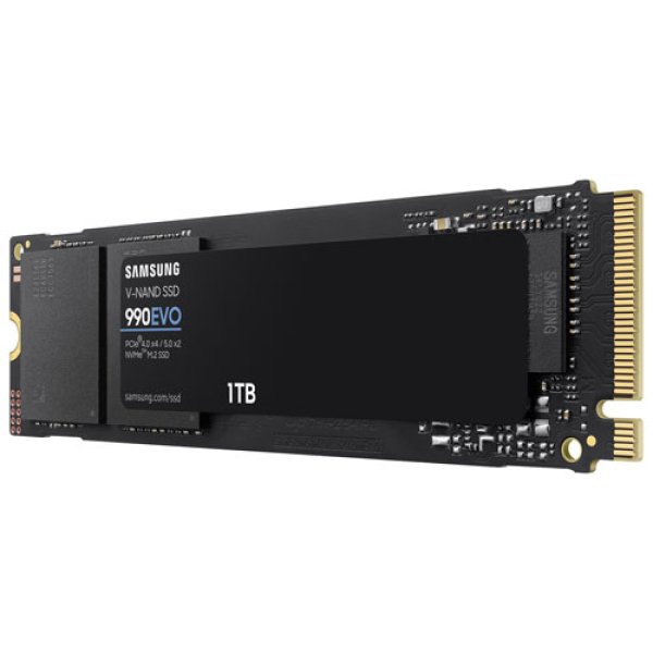 Samsung 990 EVO 1TB NVMe PCI-e Internal Solid State Drive (MZ-V9E1T0B/AM) - English - Black/Red - Image 3