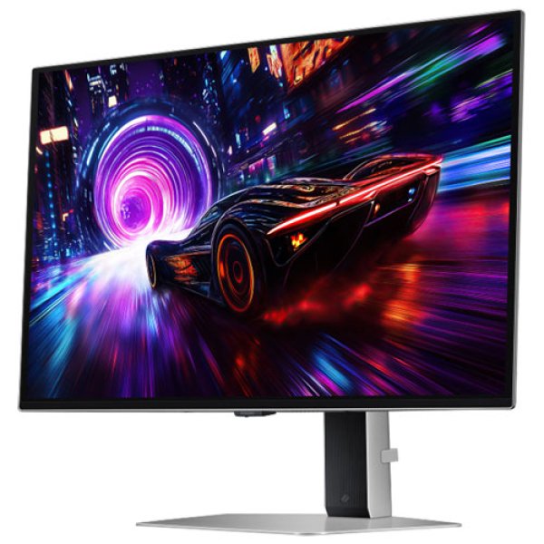 Samsung Odyssey 32" 4K Ultra HD 240Hz 0.03ms GTG OLED FreeSync Gaming Monitor (LS32FG810SNXZA) - Silver - Image 2