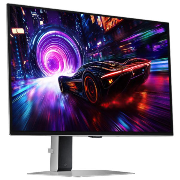 Samsung Odyssey 32" 4K Ultra HD 240Hz 0.03ms GTG OLED FreeSync Gaming Monitor (LS32FG810SNXZA) - Silver - Image 3