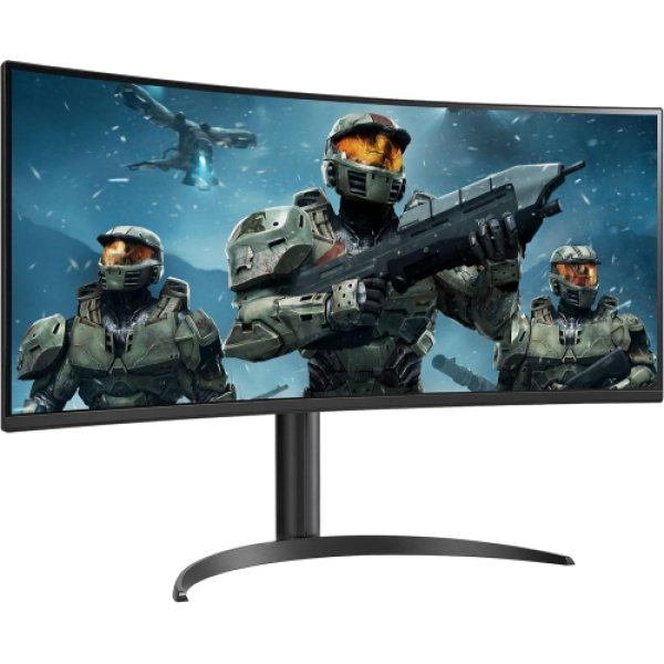 Open Box - LG 34WP60C-B 34" 21:9 Curved UltraWide QHD (3440 x 1440) HDR 10 160Hz 1ms Gaming Monitor with Tilt Adjustable Stand, AMD FreeSync Premium - Image 2